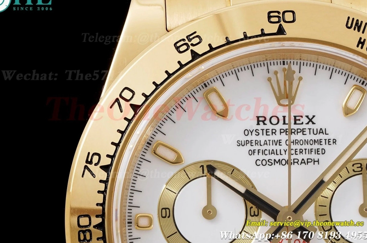 White KING 116508 40mm Daytona Stk YG YG SA4130 0112